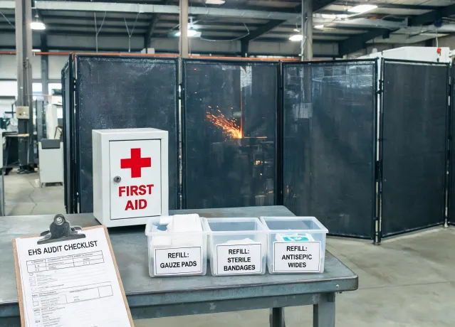 Manufacturing first aid cabinet