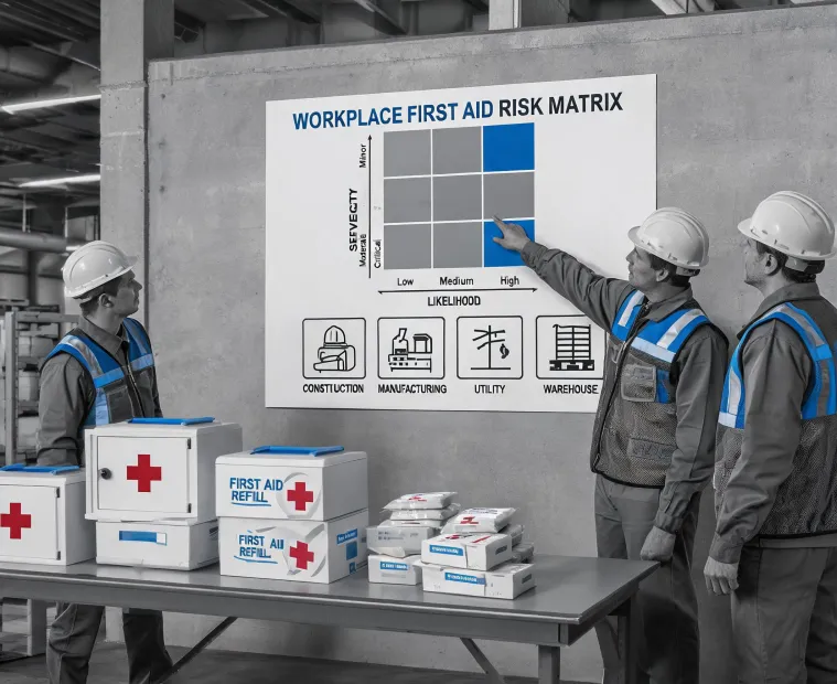 Workplace first aid risk planning